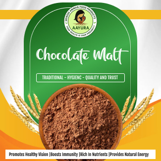 Natural Chocolate Malt Energy Drink Aayura